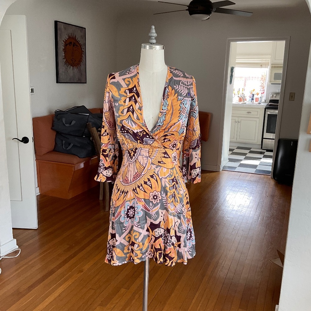 Topshop 60s/70s style mini dress